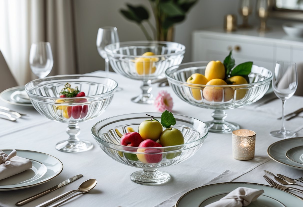 Sådan skaber du en stilfuld borddækning med flotte og elegante glasskaale